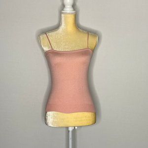 agnis b Camisole Top Spaghetti Strap Knit NWT